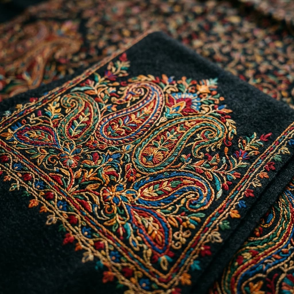 Royale Scarves Exquisite Embroidery